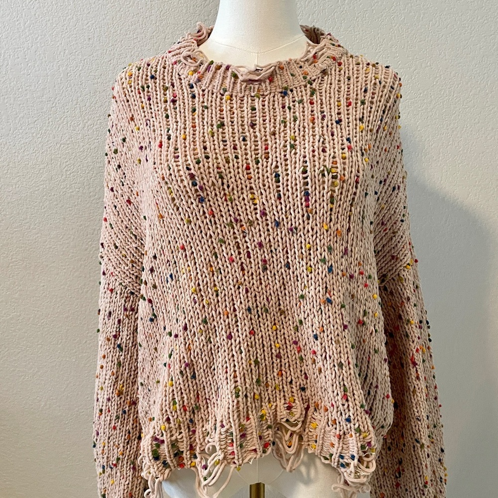 POL Cream Multicolor Knit Sweater - Picture 2 of 5